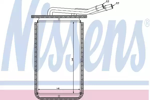 Теплообменник NISSENS 71769