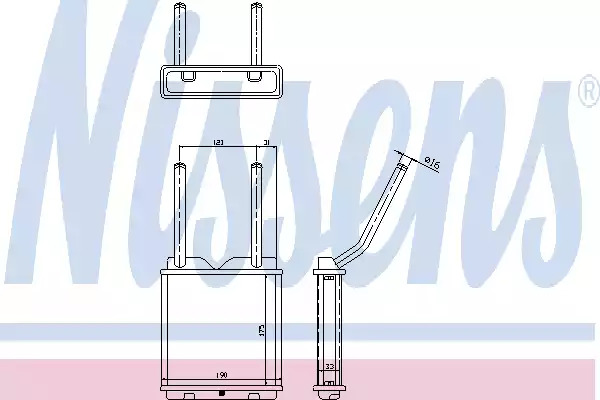 Теплообменник NISSENS 726531
