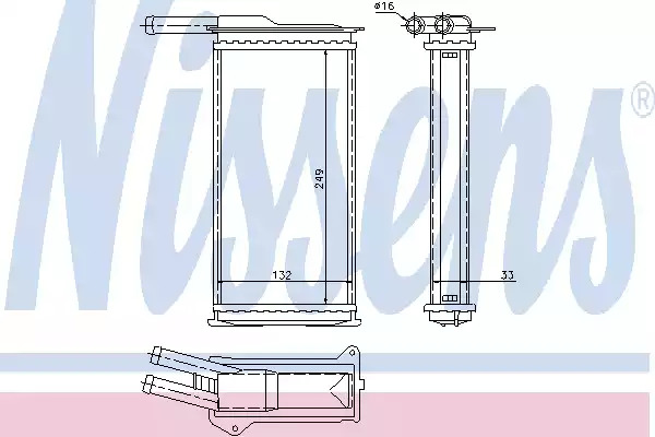 Теплообменник NISSENS 71751