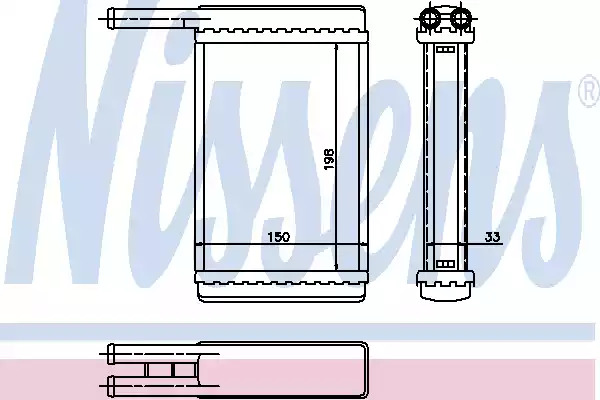 Теплообменник NISSENS 71753
