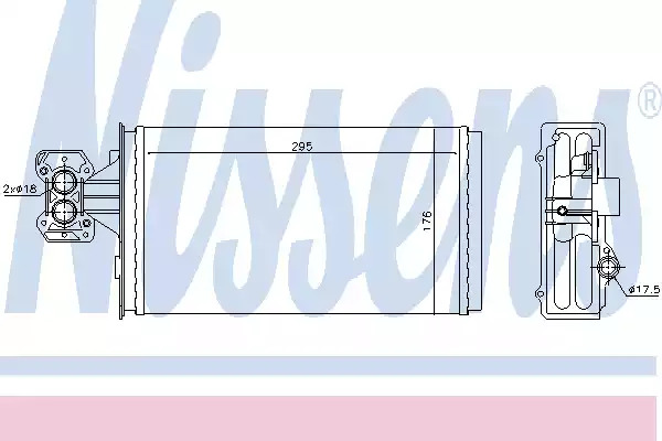 Теплообменник NISSENS 71803