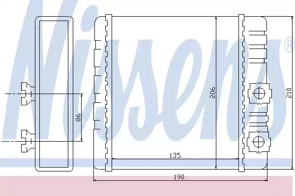 Теплообменник NISSENS 70514