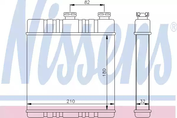 Теплообменник NISSENS 72660