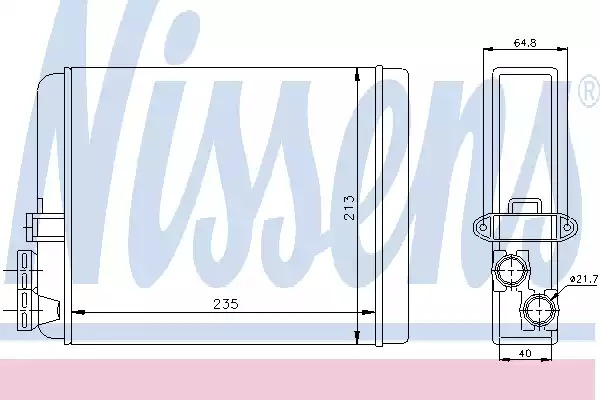 Теплообменник NISSENS 73641