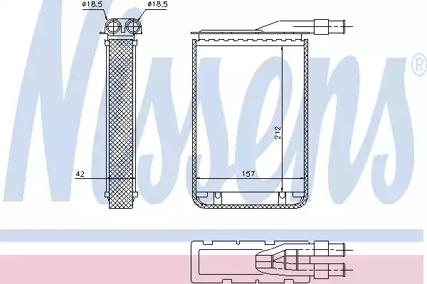 Теплообменник NISSENS 733591