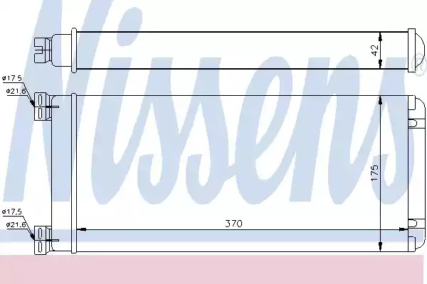 Теплообменник NISSENS 71302