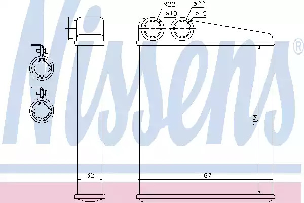 Теплообменник NISSENS 72047