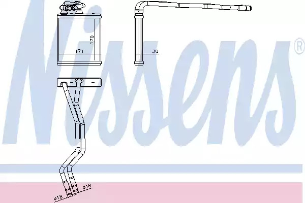 Теплообменник NISSENS 71771