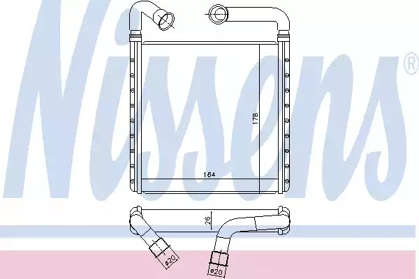 Теплообменник NISSENS 73943