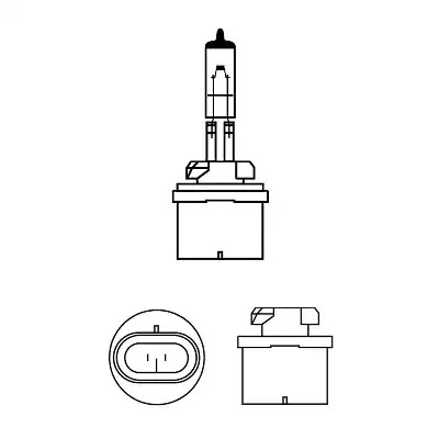Лампа накаливания PHILIPS 12059C1 (GOC 52854030, H27W/1)