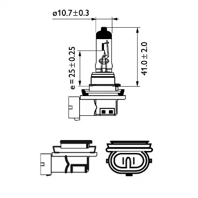 Лампа накаливания PHILIPS 12360C1 (GOC 47582430, H8)