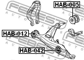 Подвеска FEBEST HAB-042