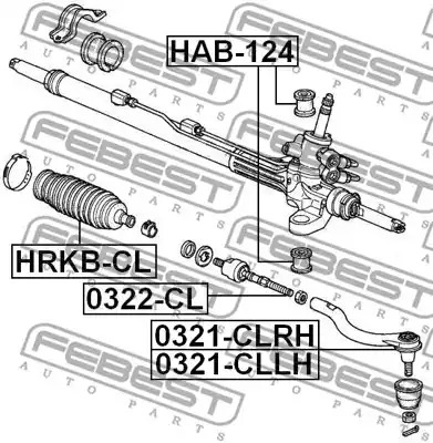 Подвеска FEBEST HAB-124