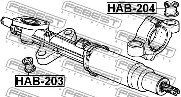 Подвеска FEBEST HAB-203