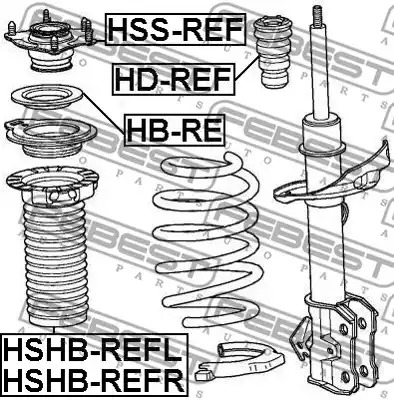 Подшипник FEBEST HB-RE