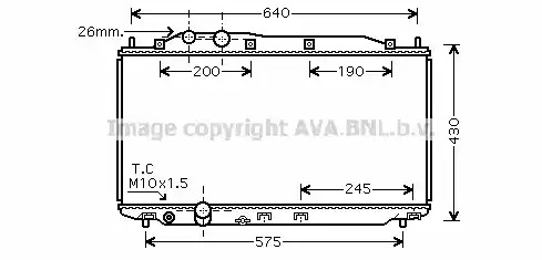 Теплообменник AVA QUALITY COOLING HD2187