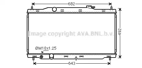 Теплообменник AVA QUALITY COOLING HD2307