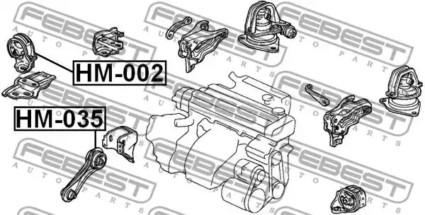 Подвеска FEBEST HM-035