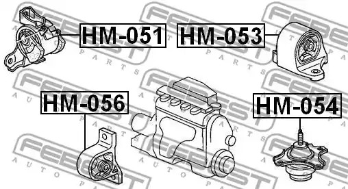 Подвеска FEBEST HM-053