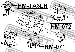 Подвеска FEBEST HM-071