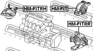 Подвеска FEBEST HM-FITRH