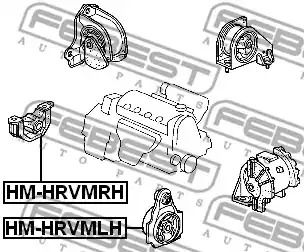 Подвеска FEBEST HM-HRVMRH