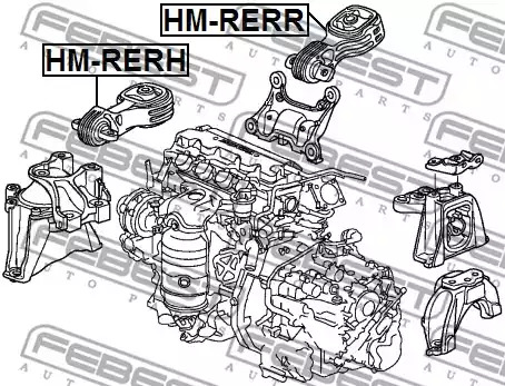 Подвеска FEBEST HM-RERR