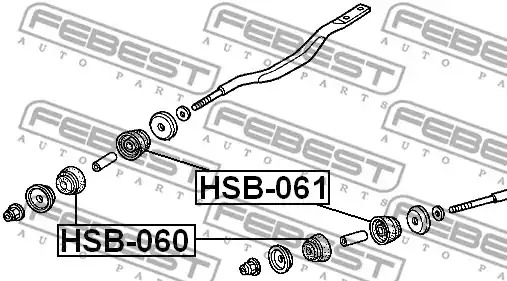 Подвеска FEBEST HSB-060