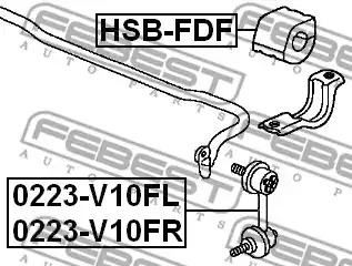 Подвеска FEBEST HSB-FDF
