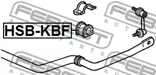 Подвеска FEBEST HSB-KBF