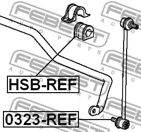 Подвеска FEBEST HSB-REF