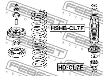 Защитный колпак / пыльник FEBEST HSHB-CL7F