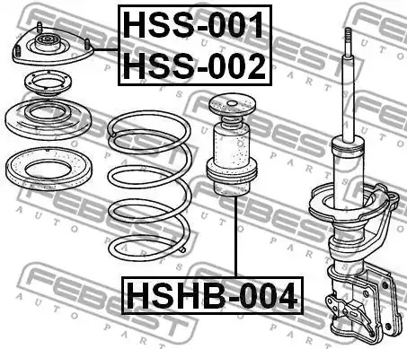 Подвеска FEBEST HSS-002