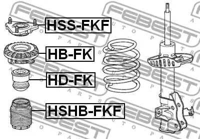 Подвеска FEBEST HSS-FKF