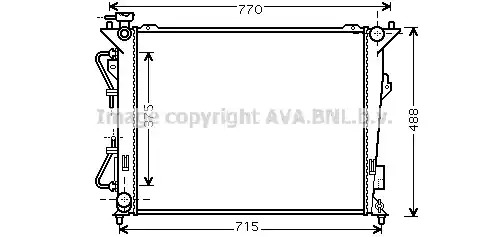 Теплообменник AVA QUALITY COOLING HY2172