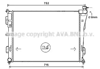 Теплообменник AVA QUALITY COOLING HY2379