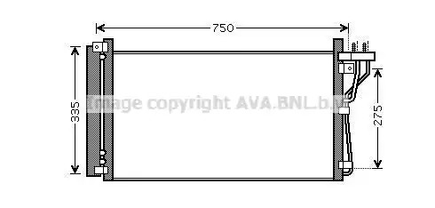 Конденсатор AVA QUALITY COOLING HY5184D