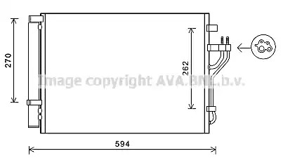 Конденсатор AVA QUALITY COOLING HY5280D