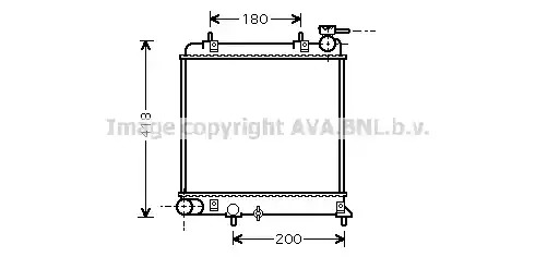 Теплообменник AVA QUALITY COOLING HYA2085