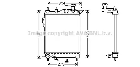 Теплообменник AVA QUALITY COOLING HYA2099