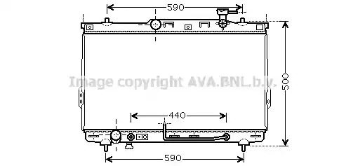 Теплообменник AVA QUALITY COOLING HYA2110