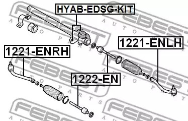 Подвеска FEBEST HYAB-EDSG-KIT