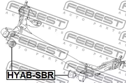 Подвеска FEBEST HYAB-SBR