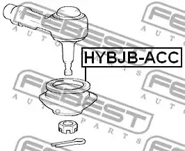 Ремкомплект FEBEST HYBJB-ACC