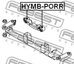 Подвеска FEBEST HYMB-PORR