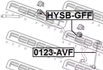 Подвеска FEBEST HYSB-GFF