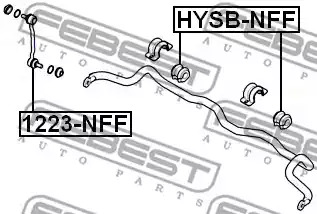 Подвеска FEBEST HYSB-NFF