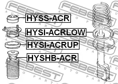 Подвеска FEBEST HYSS-ACR