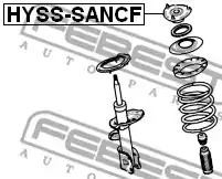 Подвеска FEBEST HYSS-SANCF