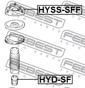 Подвеска FEBEST HYSS-SFF